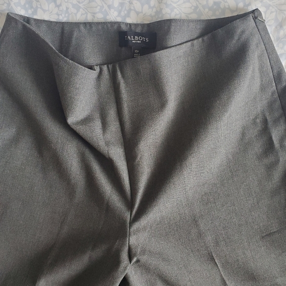 Bundle Only: Talbots Women's Pants Size 10 P Gray Business Classic wide legs. - Picture 5 of 14